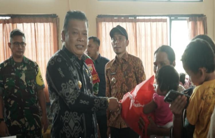 Wabup Pandu Bersama Tim Wasev Tinjau Progres Kegiatan TMMD di Rendang